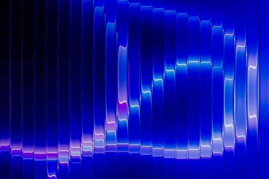 Deep 3D Neon Equalizer