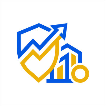 Financial Security and Growth Vector Icon