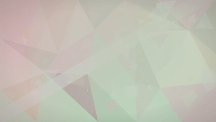 Obraz premium Abstract Geometric Low Poly Background with Pastel Colors Vector