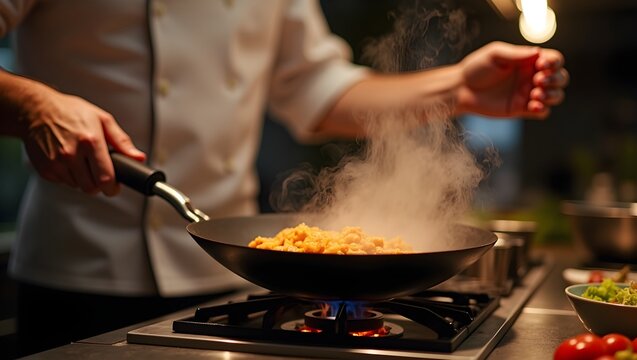 chef preparing food