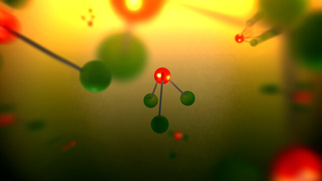  Arsenic Molecules in Microscopic World - Crime Forensic Concept