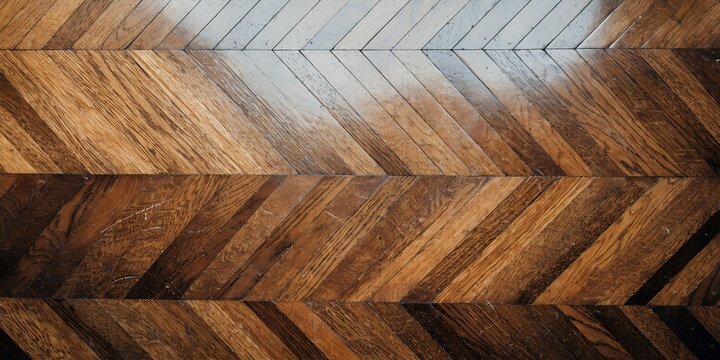 rustic walnut brown chevron parquet wood flooring pattern surface background