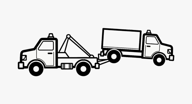 dump truck vector illustration