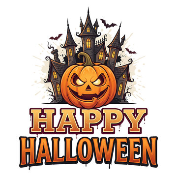 Happy halloween jack o lantern with pumpkin and ghost illustration Halloween, Happy Halloween, Halloween 2026, Spooky Season, Halloween Art, Halloween Design, Halloween Graphics