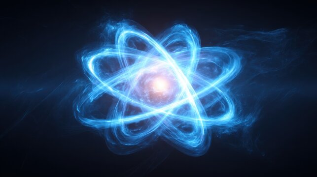 Vibrant blue icon representing quantum engagement mesh concept for exploring engagement networks and interactions