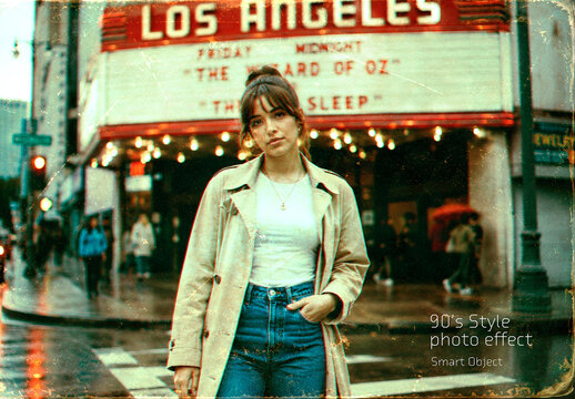 90's Style Photo Effect