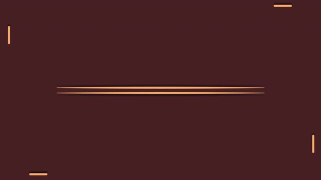Elegant Animated Golden Mandala Frame Background on Deep Red.