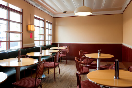 interior of 1960 coffee place