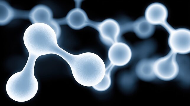 Visualization of a molecule as quantum loyalty node conceptualizing a hub embedded in a loyalty engagement network