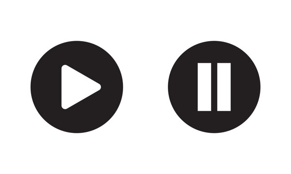 Play and pause buttons