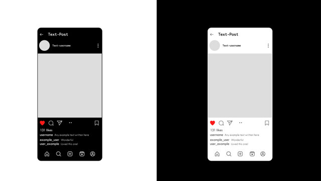 Maqueta de Instagram de Plantilla de publicaciones en redes sociales. Instagram nuevo Actualizar de Plantilla de tama&ntilde;o de cuadr&iacute;cula 2026. Instagram Instagram, Feed, RRSS, Social media, Muro
