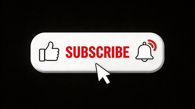 Subscribe button with cursor