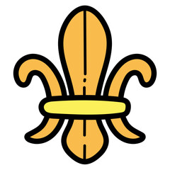 fleur de lis illustration © smalllike