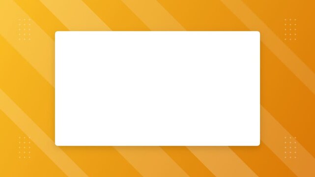 Abstract orange background with white frame box