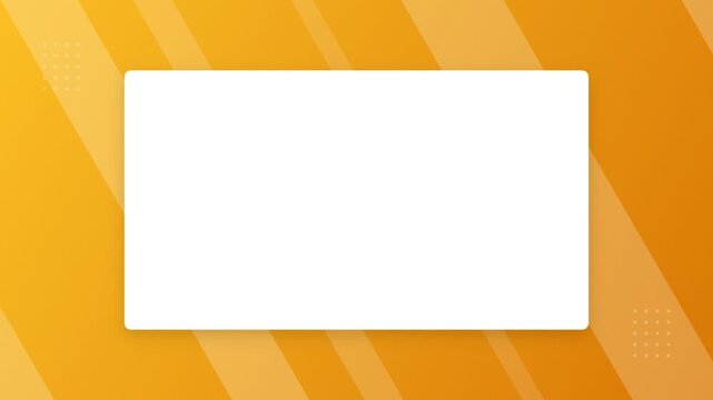 Orange abstract motion background with rectangle