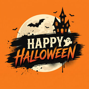 Happy halloween illustration with jack o lantern and moon Halloween, Happy Halloween, Halloween 2026, Spooky Season, Halloween Art, Halloween Design, Halloween Graphics