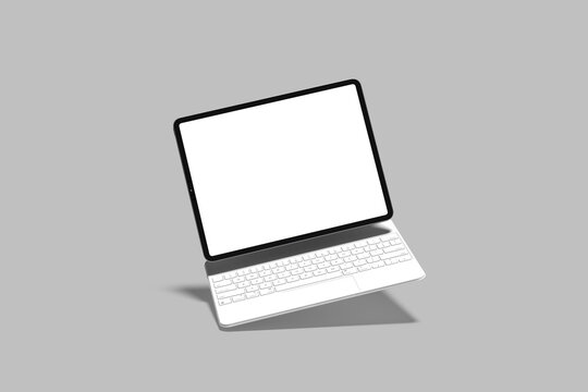 Realistic Tablet Pro Mockup Design Blank	