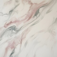 Obraz premium Fluid marble ink effect background featuring elegant swirls of soft dusty pink and muted slate grey ethereal liquid art.