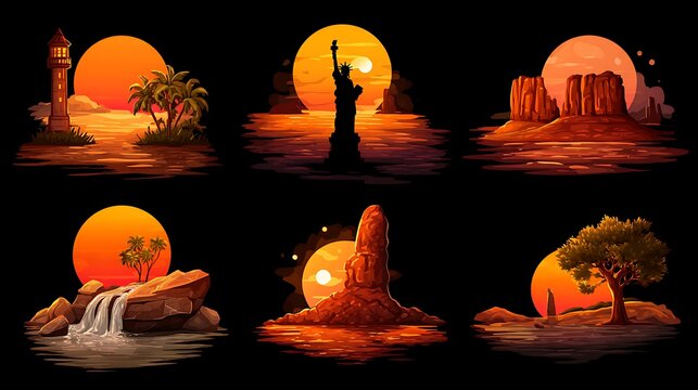 Pumpkins and autumn leaves on dark wooden surface with warm lighting fall harvest