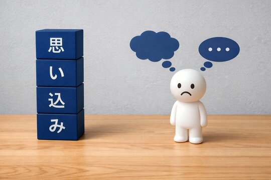 思い込みのブロックが思考を阻害するキャラクターの悩み
