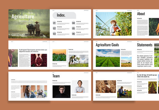Agriculture Brochure Template