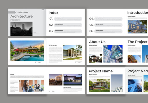 Architecture Portfolio Design Layout