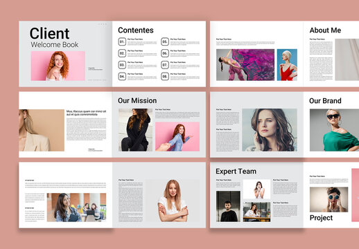 Client Welcome Packet Template Design