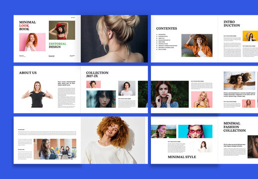 Minimal Lookbook Template