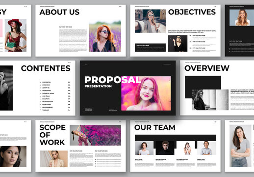 Proposal Presentation Template Design