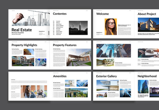 Real Estate Brochure Template Design