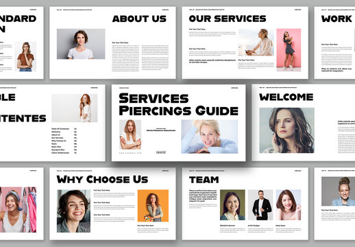 Services And Pricing Guide Presentation Template Design