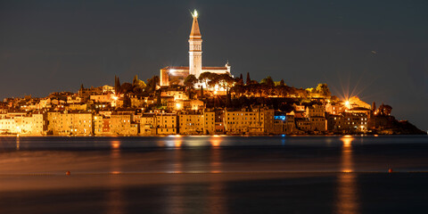 nächtliches Panorama Rovinj © 35mm