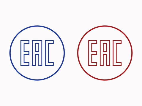 EAC Mark Eurasian Conformity Symbol Icon