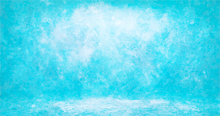 Hand Painted Blue Watercolor Background for Creative Designs © VECTOR CRAFT