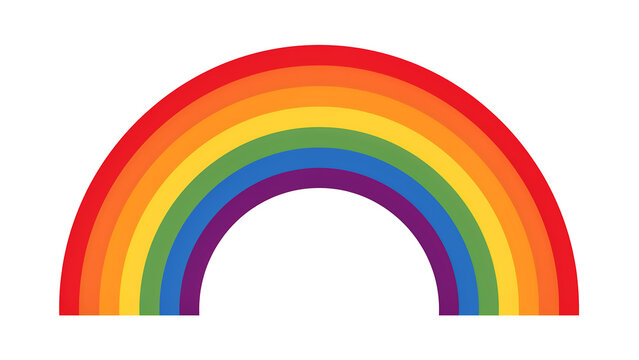 rainbow colored paper