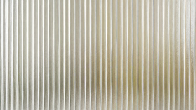 Fluted glass texture seamless ribbed translucent surface background