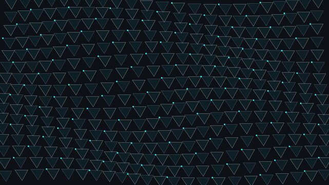 Abstract geometric triangle mesh motion background vector