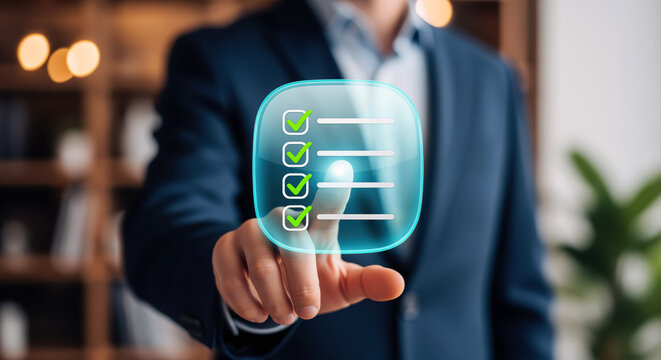 Enrollment checklist icon covered in happy ticks, signup emblem guiding eager members through course registration, class lists of every semester and smooth student intake publications