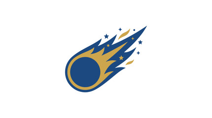 Stylized Comet Vector Illustration © prabawati