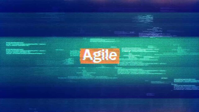 Agile Tech Words Hi Tech Backgrounds 05