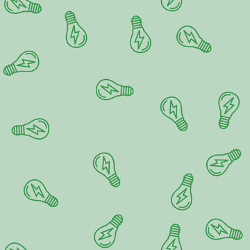 power electricity vector line seamless pattern power electricity sign illustration