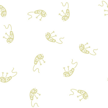 human bacteria virus vector glyph seamless pattern human bacteria virus sign illustration