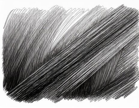 black hand drawn pencil diagonal hatch texture isolated on a white background cutout background