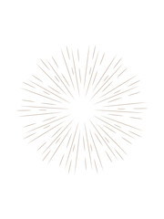 Fototapeta premium Vintage Sunburst Background with Retro Radiating Rays, Classic Grunge Burst Design