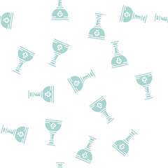Obraz premium wine christianity cup vector glyph seamless pattern wine christianity cup sign illustration
