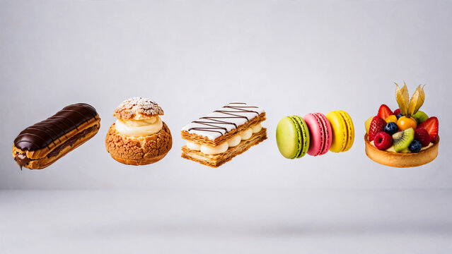 Assortiment de p&acirc;tisseries