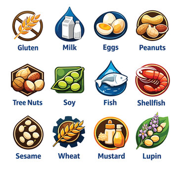 Common Food Allergens Illustrated Guide