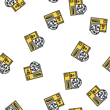 fortune wheel lotto vector seamless pattern fortune wheel lotto sign illustration