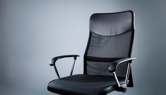 office chair isolated on background generative ai