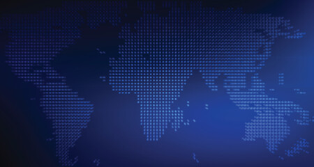 World Map Technology Background © syed